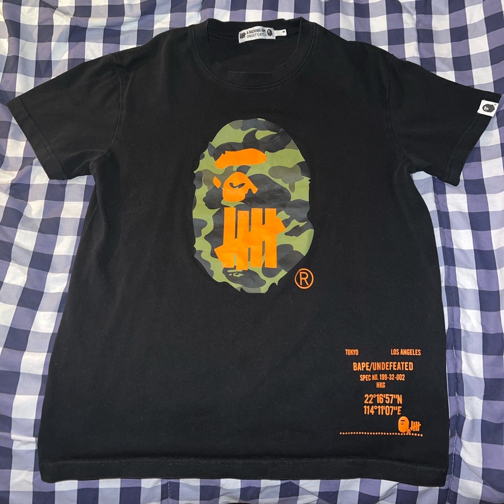 Bape x undefeated shirt size: M great fit